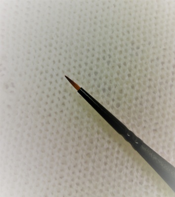 Black Majestic Tiny Lip Brush