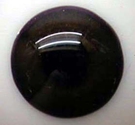 Chocolate Half Round Designer Crystal Glass Eyes 18mm