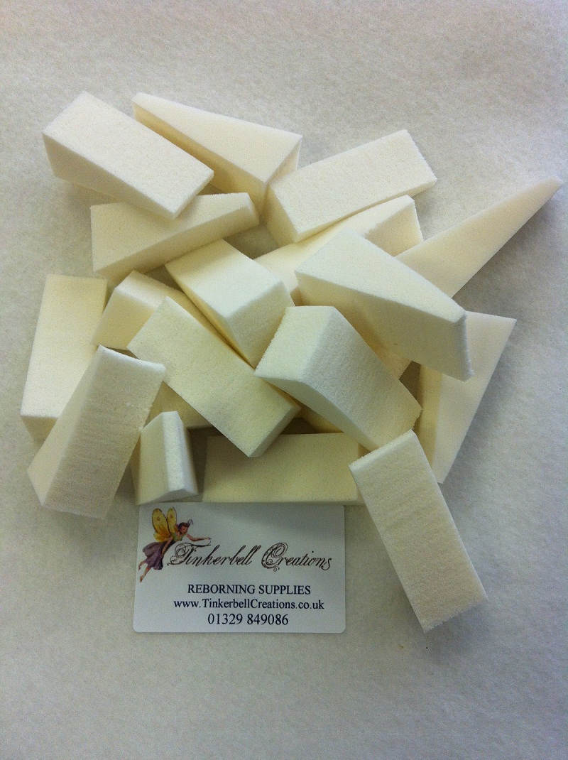 20 Wedge Soft Banana Sponges Tinkerbellcreations.co.uk