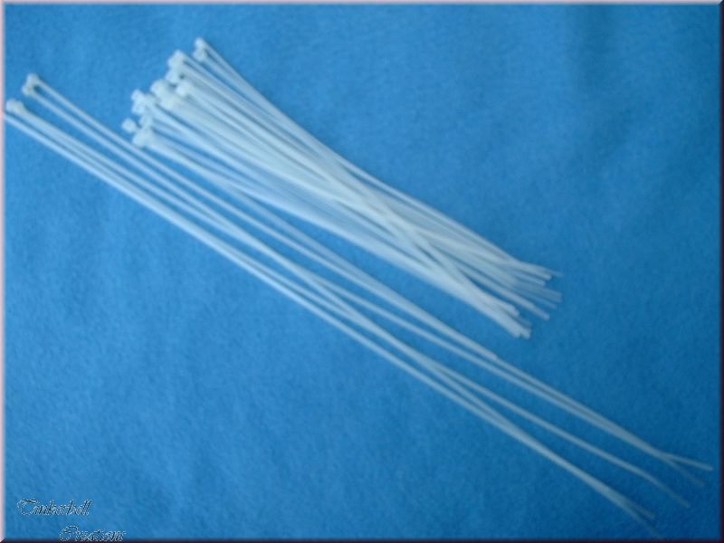 reborn realborn replacement cable ties/ zip ties 15" 10pcs for the bodies supply 
