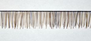 Medium Brown Human Hair Reborn Baby Lashes Strip