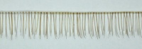 Light Brown Human Hair Clear Thread Reborn  Baby Lashes Strip