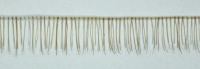 Light Brown Human Hair Clear Thread Reborn  Baby Lashes Strip